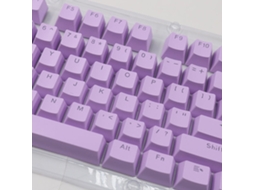 104 Keycaps Mecânicos Universais, Keycaps Clip on para Pc ZYBLSSBB (púrpura)