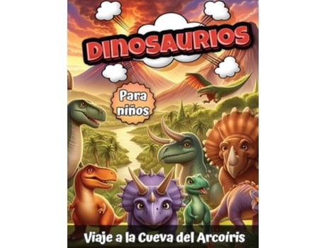 Livro Dinosaurios para niños Viaje a la Cueva del Arcoíris de Bud Middleton (Espanhol)