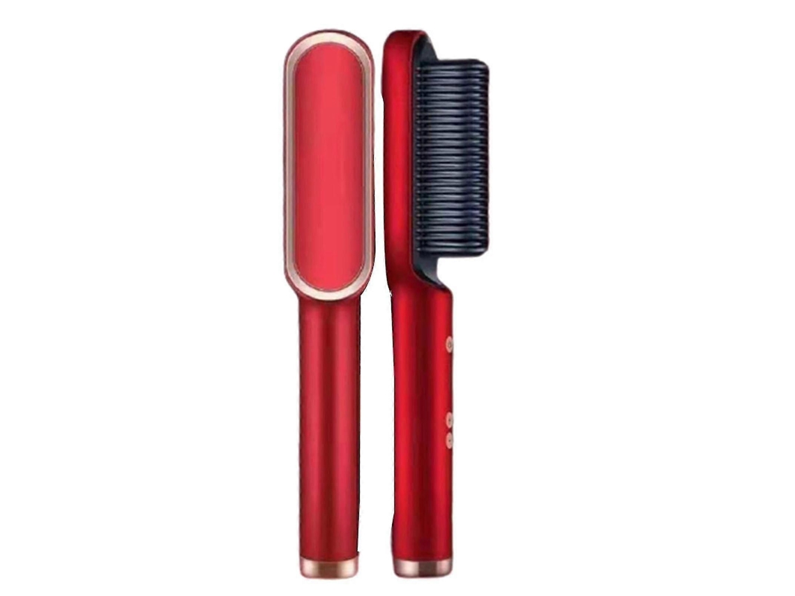 Prancha Alisadora De Cabelo 2 Em 1 Com Iões Negativos E Visor Lcd Para Cabelos Secos/molhados - Elysve