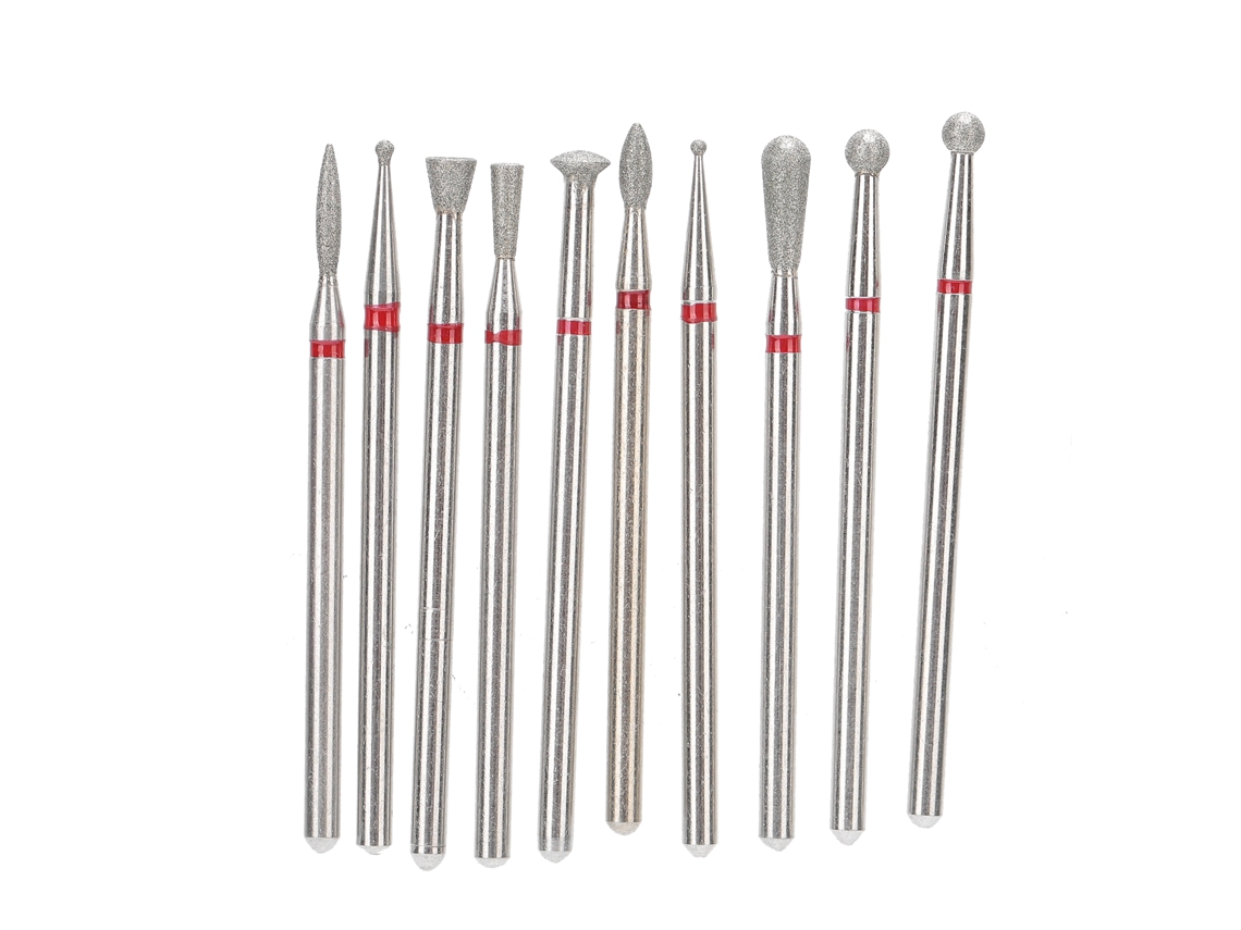 10 Peças De Brocas Para Lixadeira De Unhas Com Várias Formas Para Polimento, Remoção E Ferramentas De Manicure