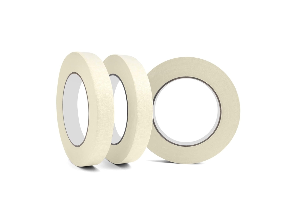Lurelia Fita Branca. Fita Crepe. Fita De Papel. 1,8 Cm X 54 M