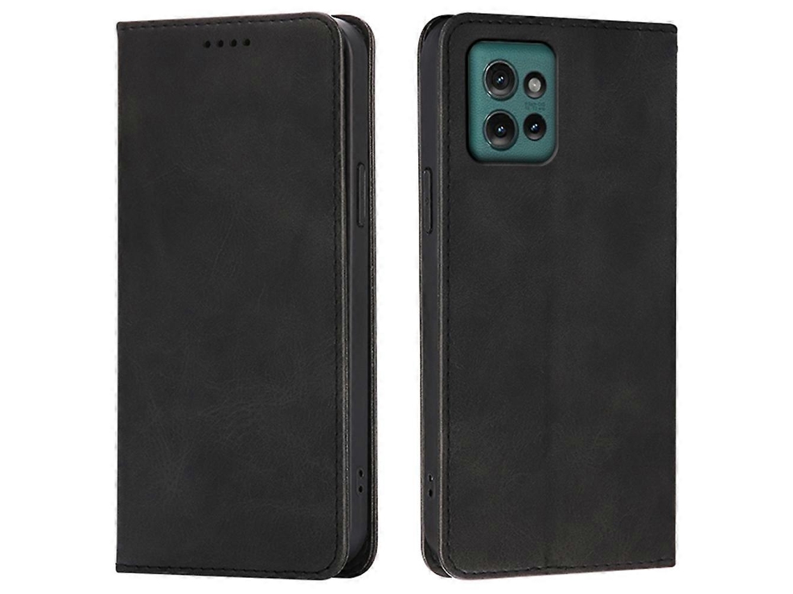 Capa De Celular Para Motorola Edge 50 Neo 5g / Moto S50 5g / Thinkphone 25 5g, Capa Tipo Carteira De Couro Com Textura De Bezerro E Fecho Magnético Oc