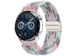 Compatível com Huawei GT 6GT 5, Samsung Galaxy Watch 7, Pulseira esportiva elástica e respirável em nylon. Trançado com