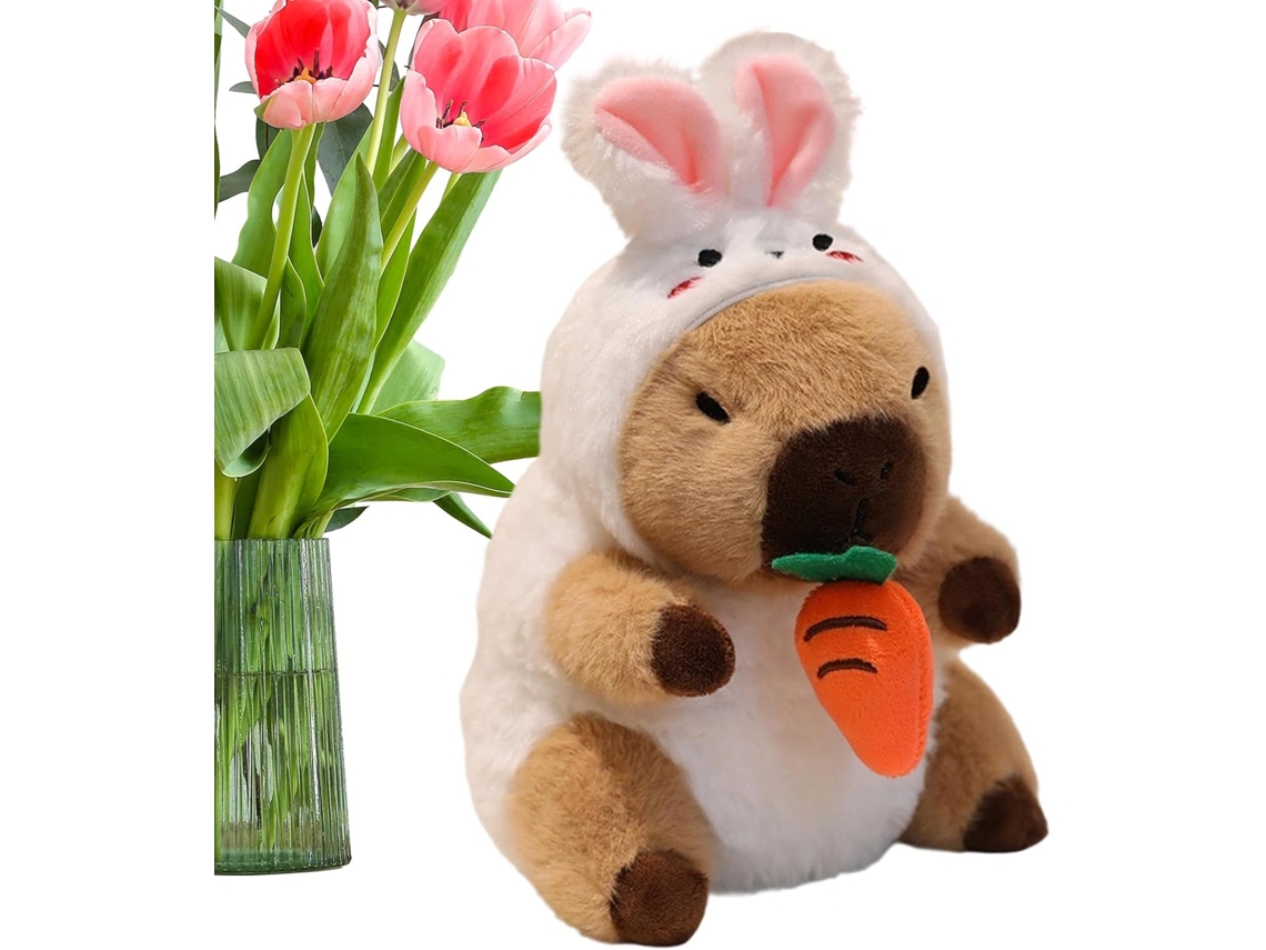 Pelúcia Capivara | Pelúcia Mignonne Capivara Jouet Coussin Poupon Coussin Décoratif Câlin Décorati Gokoco