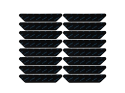 16pcs Grips Reutilizáveis Antiderrapantes para Tapetes de Borracha para Piso de Cerâmica Madeira Vinil | S/MARCA