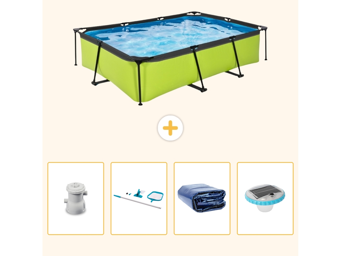 Exit-toys Piscina Exit Retangular - 300x200x65 Cm - 5-peças S305