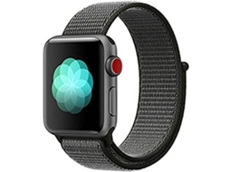 Bracelete Apple Watch 42, 44 mm WJS Nylon Preto