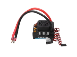 Mali esc Brushless Rc 150a com Saída Bce 5a 5.8v À Prova de Água e Poeira para Caminhão Rc 1/8 Preto