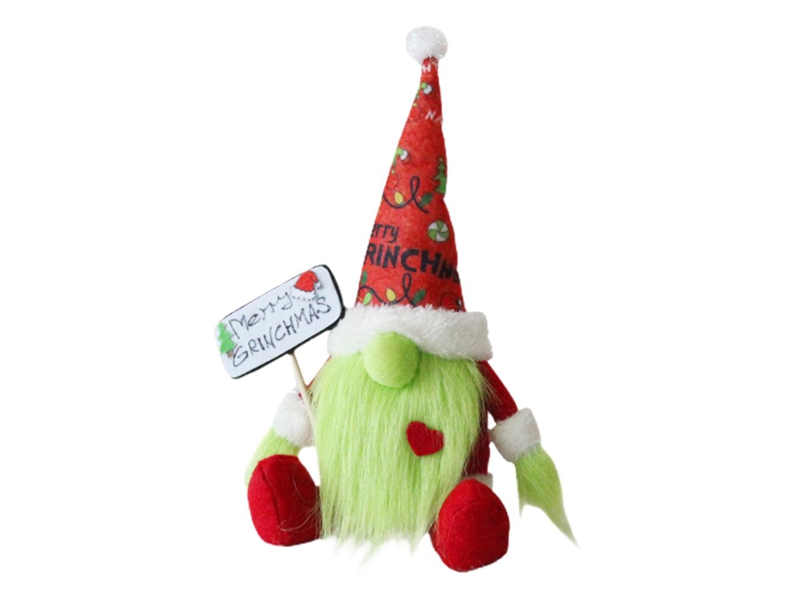 Boneca Green Monster Sentada, Decorativa LAXISCREED