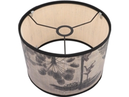 Luminária de Teto Retrô Suspensa, 20x1x30cm, com Cúpula Decorativa de Bambu para Quarto. SFUSHOS