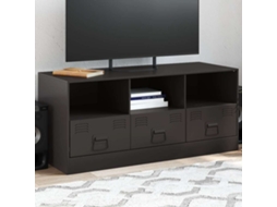 Vidaxl Móvel De Tv 99x39x44 Aço Preto