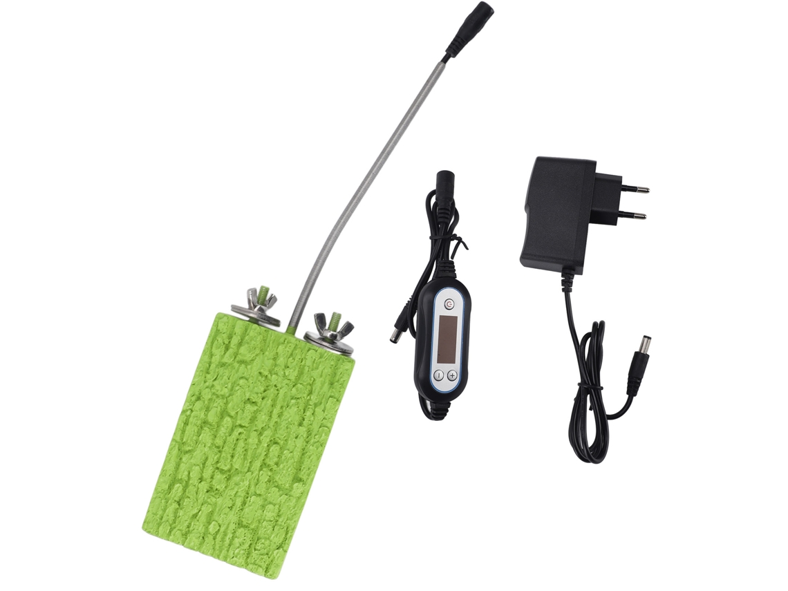 Prancha Aquecedora Termostática para Pássaros, Poleiro, Plataforma Confortável para Papagaio, Esquilo, Hamster