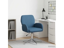 Vidaxl Cadeira De Escritório Giratória Tecido 54 X 58 X 90 Cm Azul