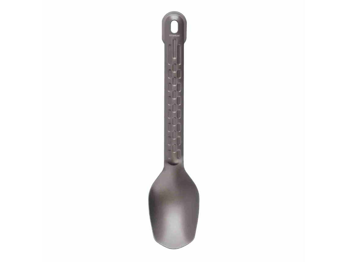 Colher de Titânio Leve para Jantar e Camping