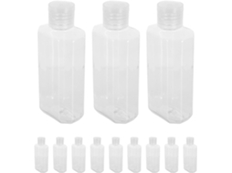 De 20 Frascos De Viagem Com Tampa Flip-top Para Dispensador De Loção Para As Mãos.