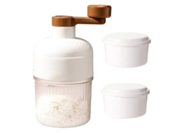 Máquina de Smoothies Manual de Tamanho Pequeno para Uso Doméstico com Molde de Gelo para Raspar Gelo na Cozinha. TAISHENGDA