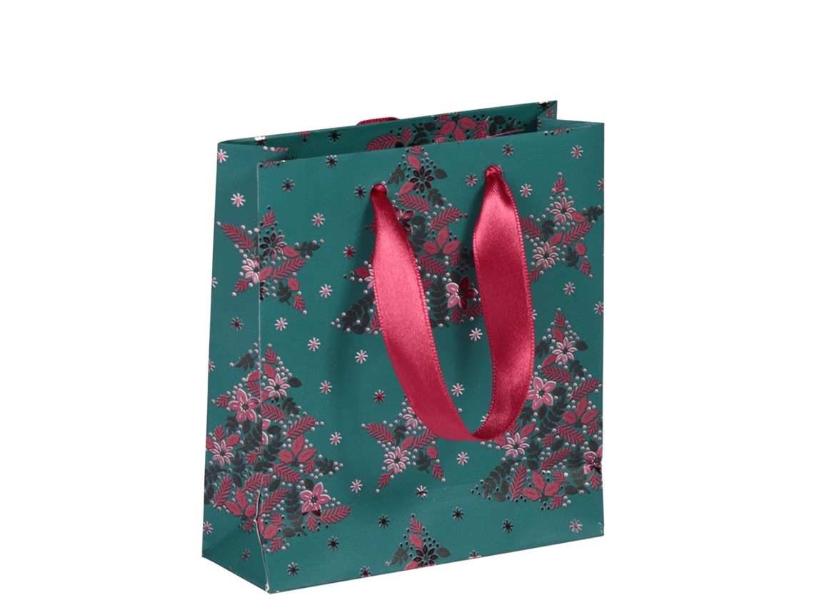 Bolsa de Presente de Natal CLAIREFONTAINE Veludo Mini