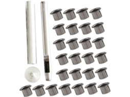 Kit de metal de ferro Ilhós com ferramentas de instalação