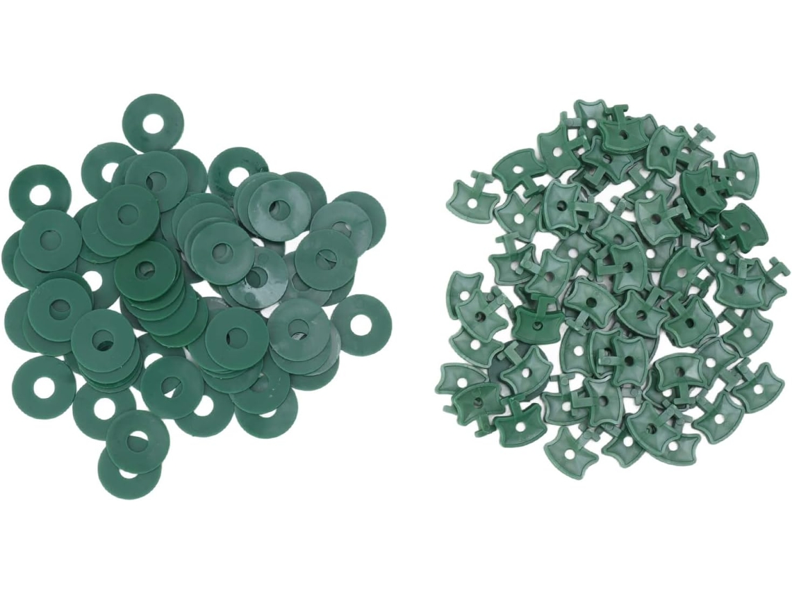 Clips De Plástico Com Arruelas Para Estufas, Fixação Segura, Para Plástico Bolha, Isolamento E Fácil Instalação