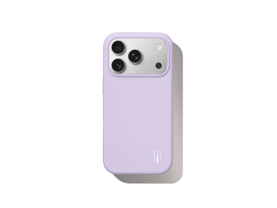 Capa De Silicone Magsafe Para Iphone 17 Pro, Cor Lavanda Leite.