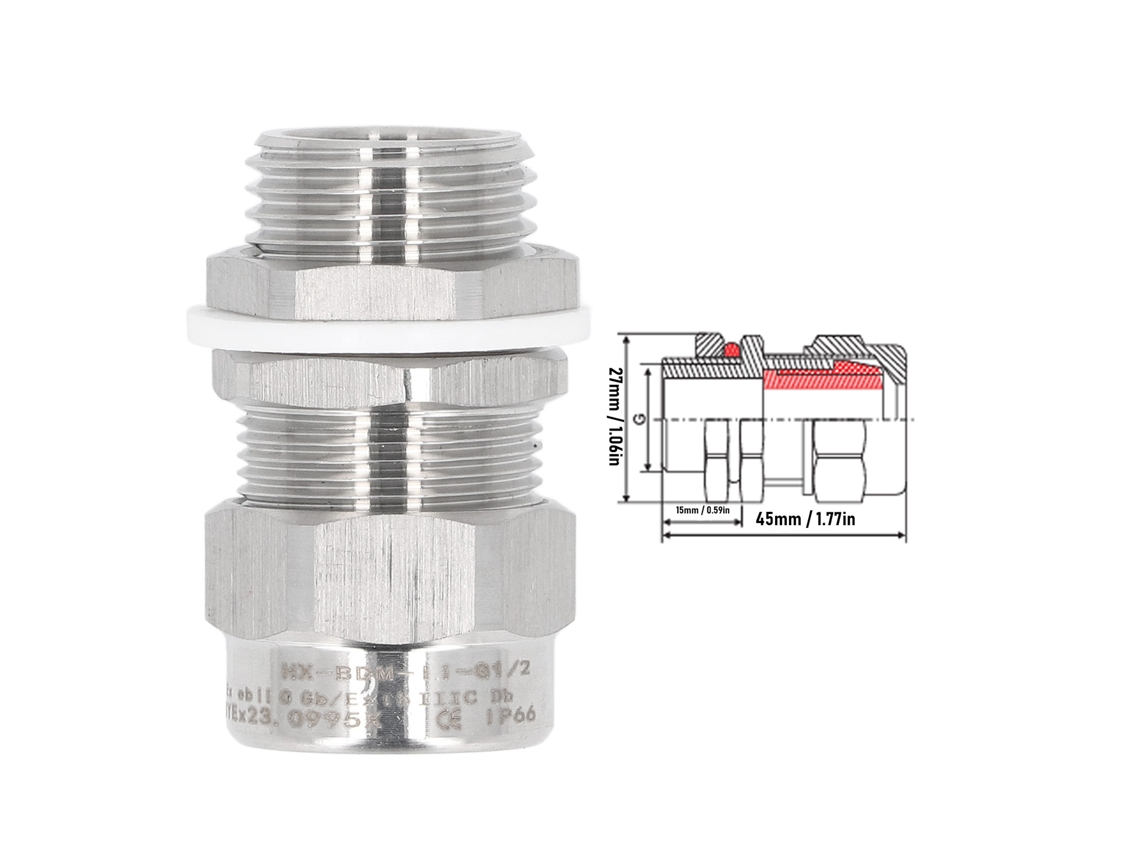 Laxiscreed Conector De Proteção Ip66 À Prova De Água Para Cabos Elétricos