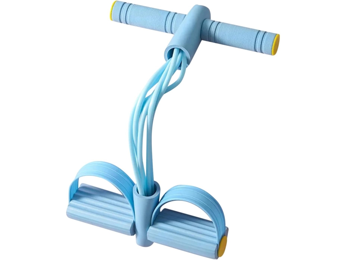 Corda De Tensão Multifuncional, Com 6 Tubos, Faixa Resistência Pedal, Elástica Para Exercícios Abdominais