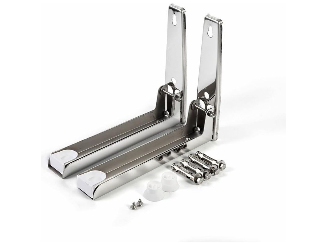 Soporte De Estante De Acero Inoxidable Para Microondas Pared Ajustable 35kg