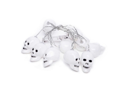 1 Unidade De Luzes De Caveira Para Decorações De Halloween