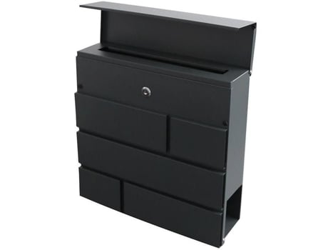 Caixa de grupo Brick 37 × 37 × 10,5 cm antracite mate