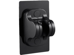 Suporte Para Chuveiro Em Abs Preto, Fácil De Instalar