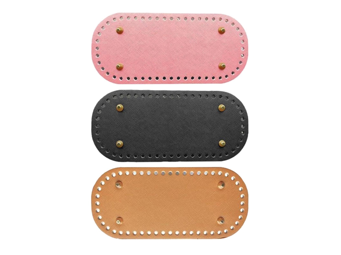 Base para Bolsa com Almofada Protetora Fundo De, Fabricação de Bolsas, Preto, Marrom e Rosa BRILVIBERA