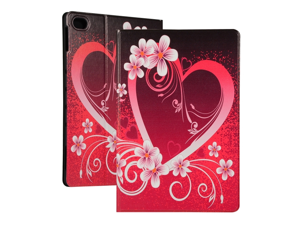 Capa Tpu Textura Mola Universal Padrão Amor Halinuia Com Suporte Para Huawei Mediapad M5 10,1 Polegadas / C5 10,1 Polegadas