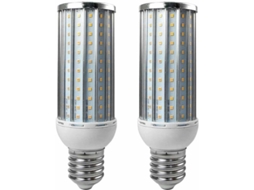 Lâmpada led e40 50w alumínio branco frio 192x2835 smd ac 110/220v 2 unidades S/MARCA