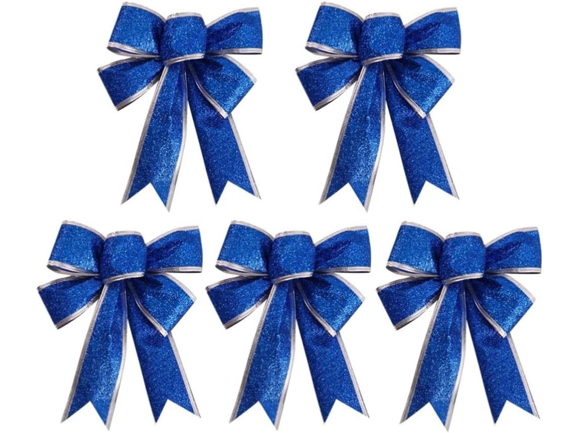 Unidades Lços de Tecido Brilhante para Decoração Árvore de Natal, Ergonômico, Uso Diário STELASPLEN