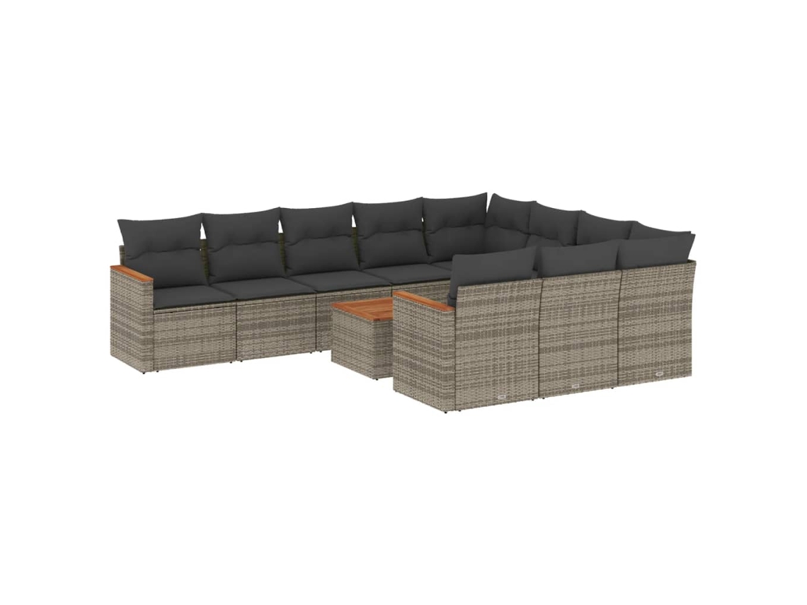 Garden Sofa Set, Garden Sofa Sets Vidaxl Cinzeto Rattan / Vime (n/a)