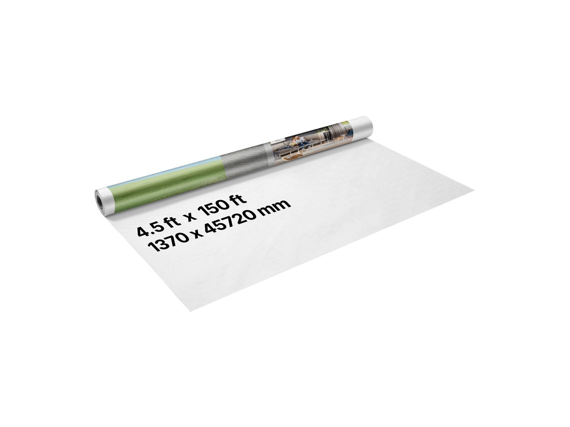 Tela De Vedação De Plástico Barreira De Vapor 1,37 X 45,72 M X 0,13 Mm Vevor
