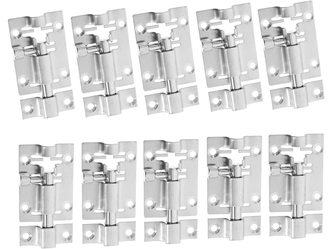 Conjunto De 10 Travas Ferrolho Aço Inoxidável 304de 2 Polegadas Portas Correr, Armários, Janelas E Portas De Alta