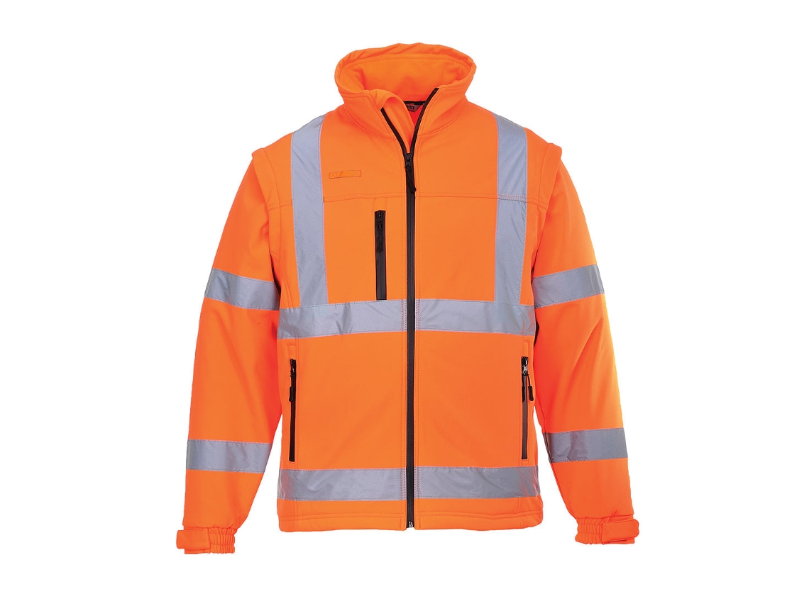 Softshell 2 Em 1 De Alta Visibilidade Ideal Para Condições Adversas / Laranja / S Portwest