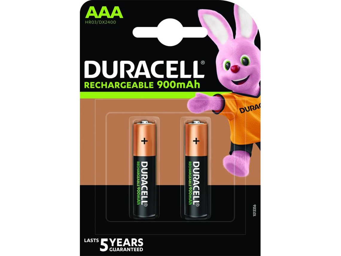Pilhas Recarregáveis DURACELL AAA800 MAH K2 (2 unidades)