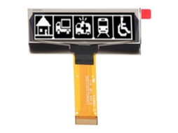 Módulo de Display Oled 2.23 Polegadas 123x32 Resolução Interface Spi Iic Tela Branca