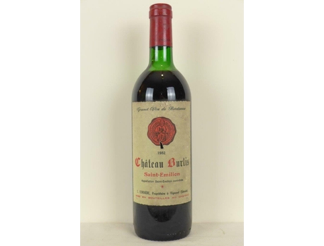 Vinho Tinto CHÂTEAU BURLIS 1982 (75 cl - 1 unidade)