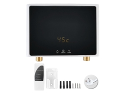 Aquecedor De Água Instantâneo Laxiscreed Com Tecnologia De Frequência Inteligente E Painel De Controle