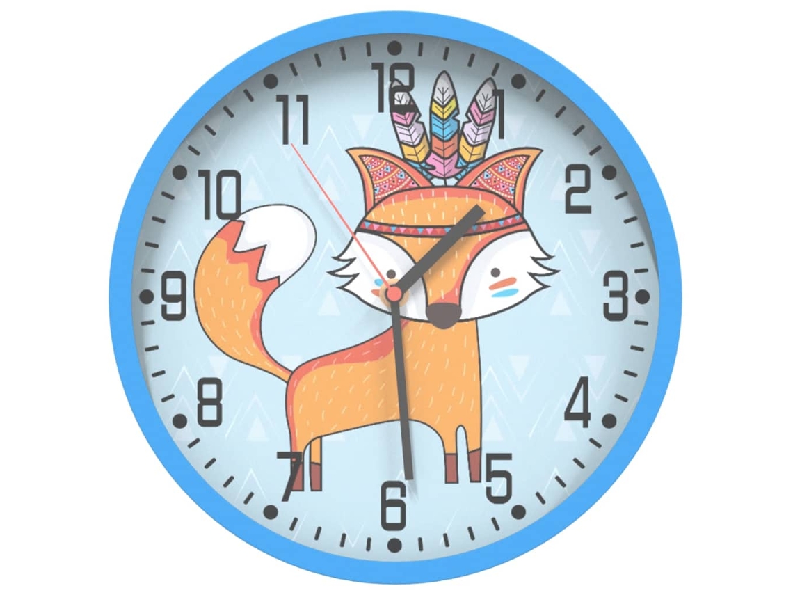 Wall Clock, Wall Clocks Vidaxl Azul Vidro (n/a)