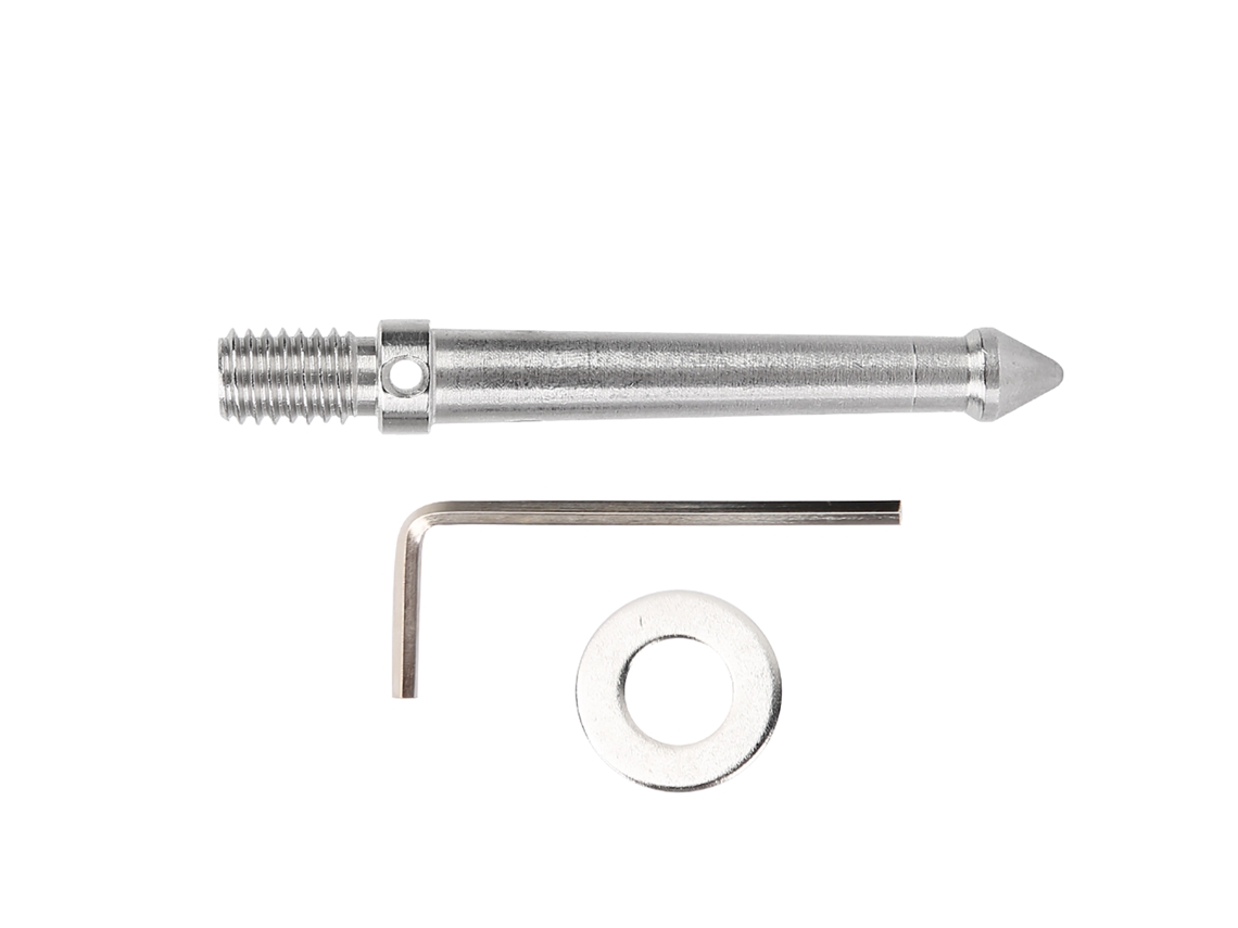 Punta De Metal Para Trípode Monopod Con Rosca De 3/8 Pulgada Accesorios De Cámara (8cm)