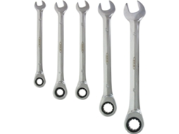 Var Set Of 5 Rachet Combination Wrenches