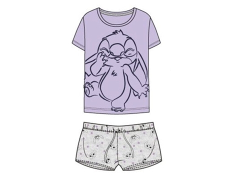 Pijama Stitch Purple Tamanho M Sun City