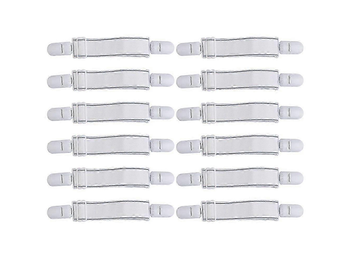 12 Peças De Grampos Para Lençóis De Cama, Tiras Montadas, Grampos Para Lençóis De Cama (lgl)