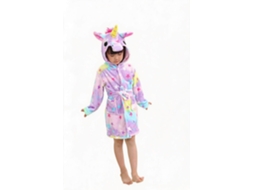 Roupão de Banho Infantil de Unicórnio para Meninas 90/100cm HENTEN HOME