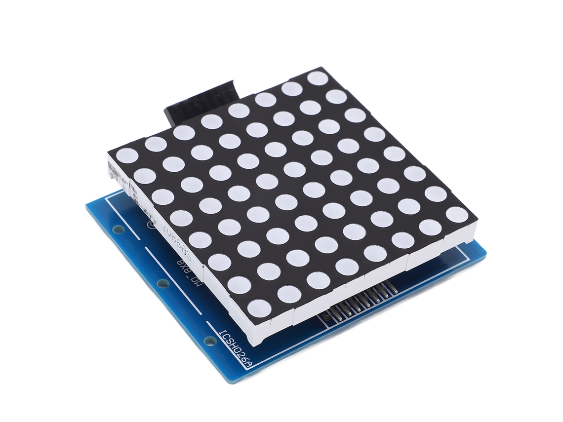 Módulo de Controle de Matriz Led 8x8 64 Bits Painel com Interface Spi Dc5v para Computadores de Placa Única | S/MARCA
