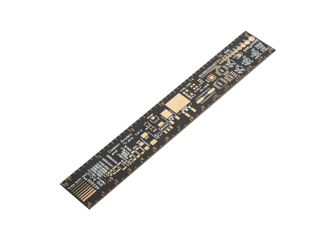 Régua De Placa De Circuito Impresso Multifuncional 6 Polegadas 15cm Para Engenheiros Eletrônicos